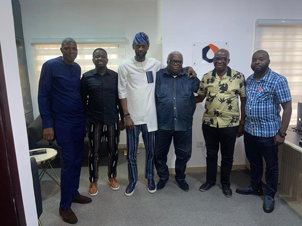PHOTO SPEAKS: Representatives of Afrenergy Plc at the Eastlake Group Corporate Office, Lagos 